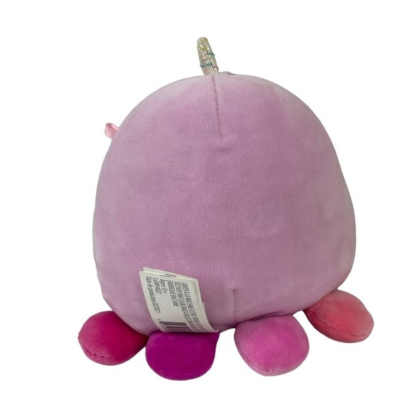 Squishmallows Davina The Octopus Sleepy Eye Plush Toy Pink 5" Octicorn Unicorn - Picture 4 of 14